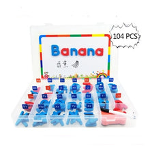 Load image into Gallery viewer, Magnetic Letters 208 Pcs Uppercase Lowercase Foam Alphabet ABC Magnets for Fridge Refrigerator Educational Spelling Learning toy
