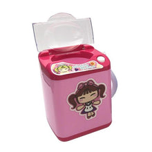 Load image into Gallery viewer, Mini Electric Makeup Brush Cleaner Washing Machine Dollhouse Toy Cosmetic Brush Powder Puff Washer Beauty Cleaning makeup Tool
