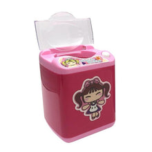 Load image into Gallery viewer, Mini Electric Makeup Brush Cleaner Washing Machine Dollhouse Toy Cosmetic Brush Powder Puff Washer Beauty Cleaning makeup Tool
